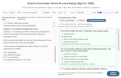 Primary Sources Comprehension