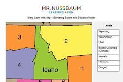Idaho Label-me Map