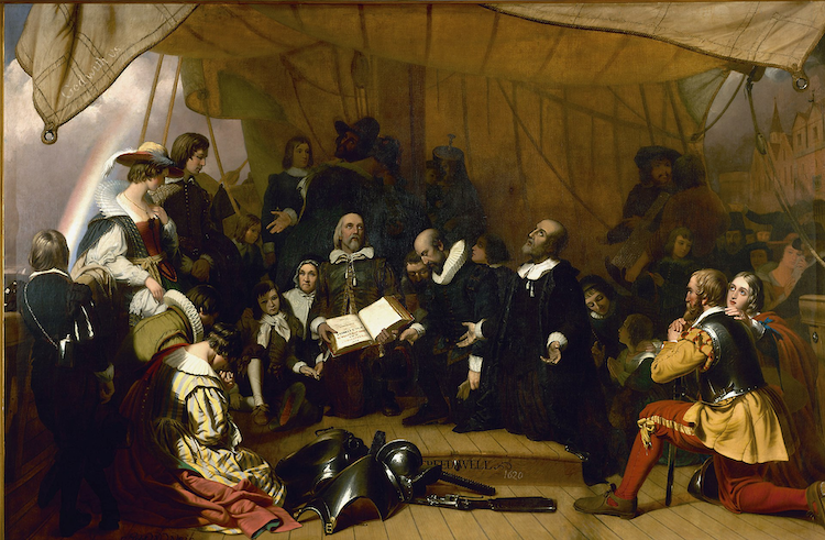 Pilgrims at Prayer