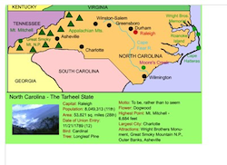North Carolina Map