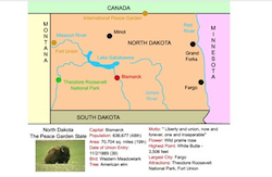 North Dakota Map