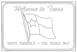 Texas Highway Sign