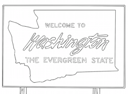Washington Highway Sign