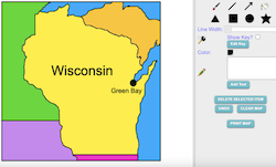 Make Your Own Wisconsin Map