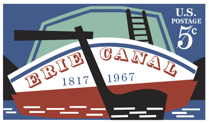 Erie Canal Postage Stamp